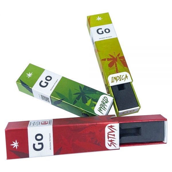 Child Resistant Paper Boxes for Vape Cart Packaging with EVA Holder