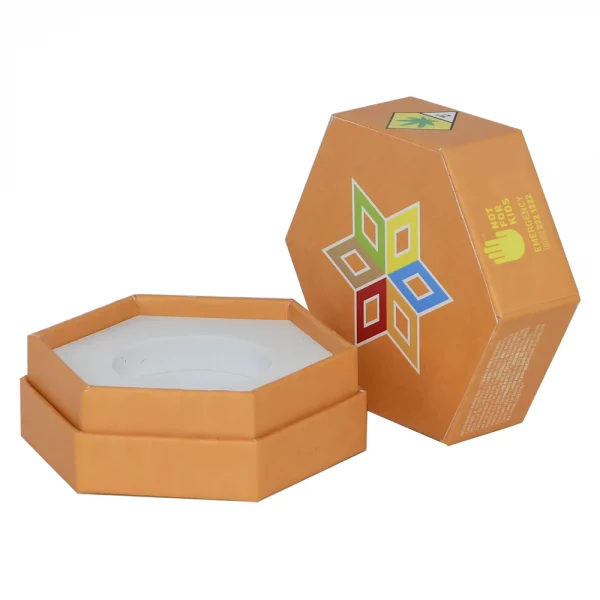 Hexagon Concentrate Jars Packaging Box