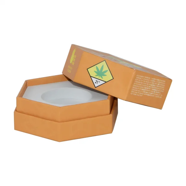 Hexagonal Cannabis Packaging Boxes