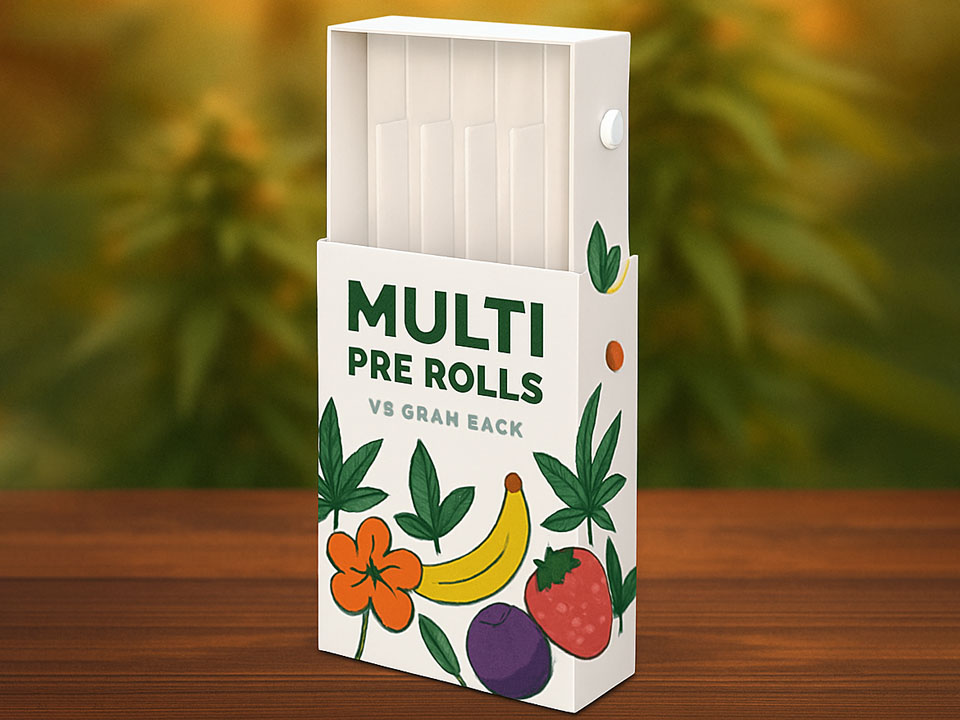 Child Resistant Paper Boxes for Pre Rolls Packaging