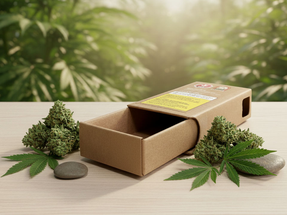 Impact of Federal Reclassification of Cannabis on Packaging 2 Kraft Cannabis Packaging Boxes