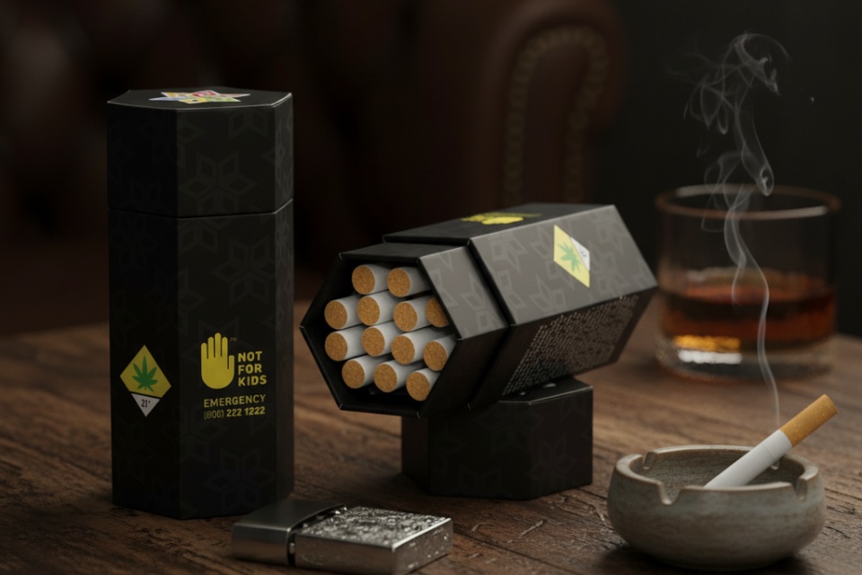 Brand Specific Pre Roll Packaging Design 3 Pre Roll Packaging