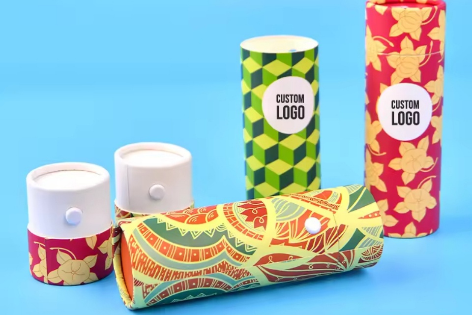 Retail Grade Paper Tube Packaging OEM 3 Paper Tube Packaging